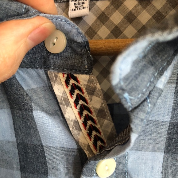 PD & C Men's Plaid Button-down LS (L) - Picture 5 of 7